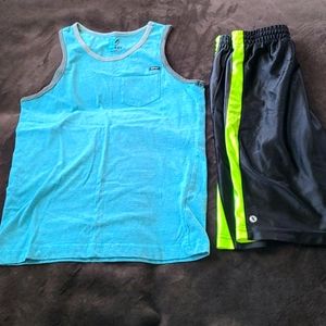 Xersion Boys Shorts Black N Boys Amplify Tank Top